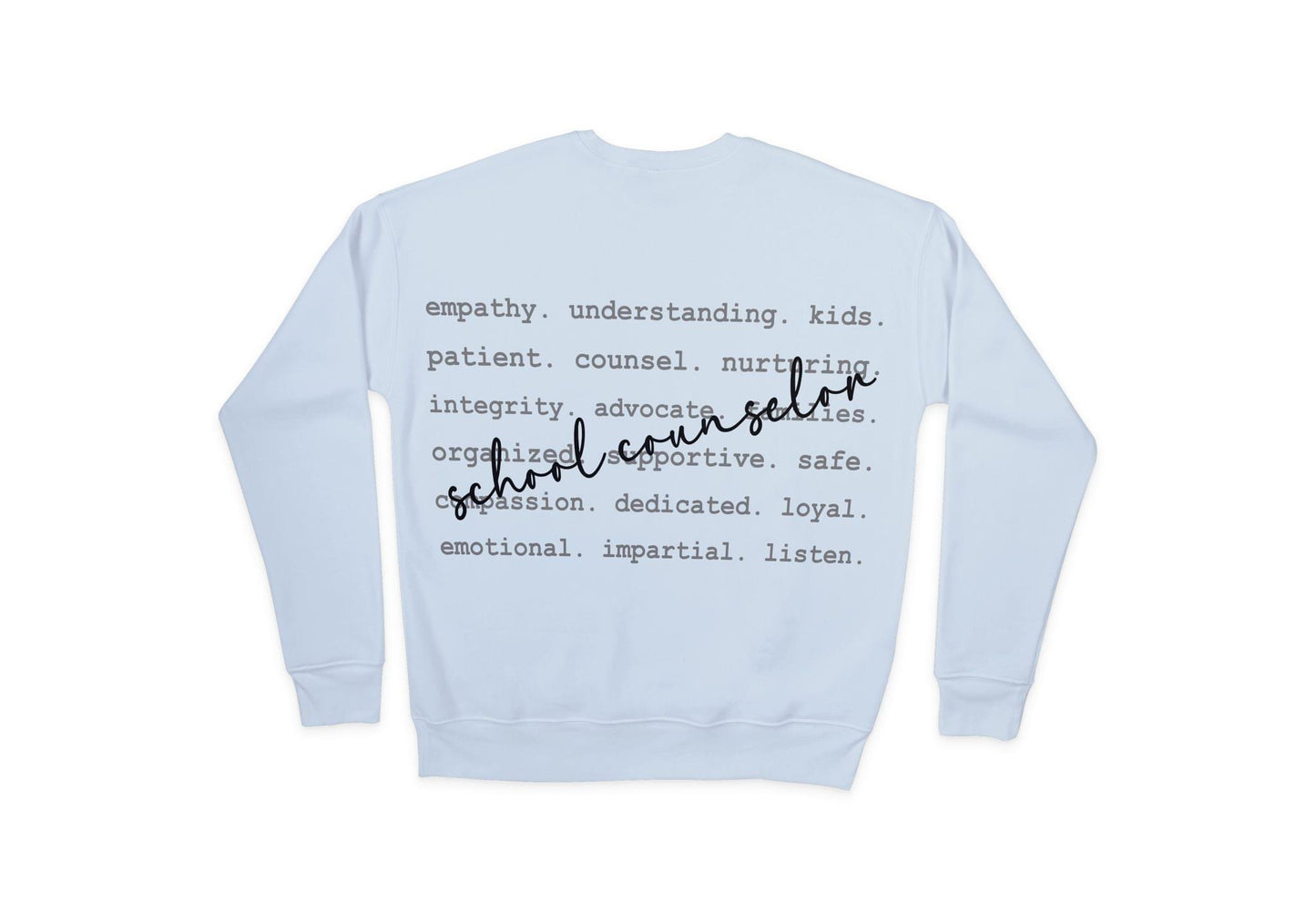 School Counselor Typography